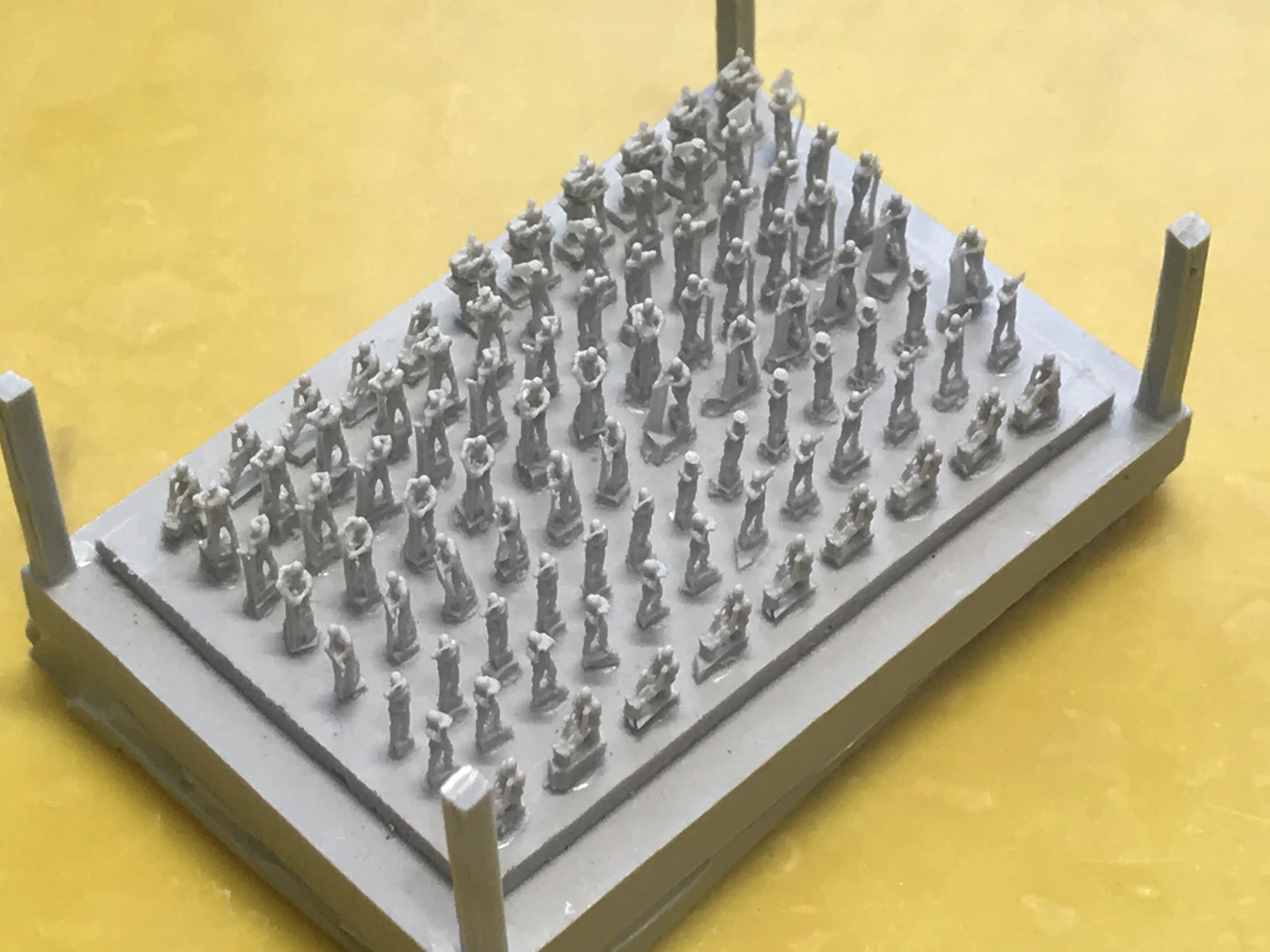 

Super super mini 1/350 Ww2 U S Navy Bofors Operations Group soldiers 100pcs