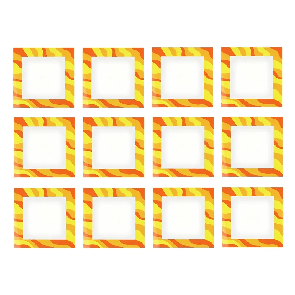6/12Pcs Assist Aligning Diamond Painting Release Film 10cm Reusable Protective Frame Cover Protective Frame 6 Patterns