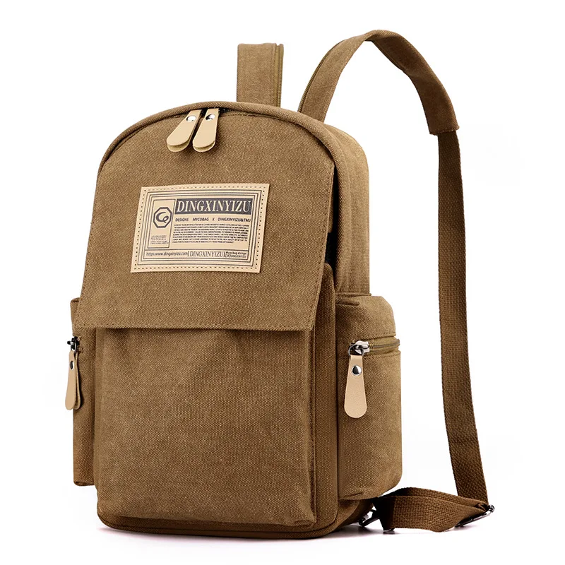 Lightweight Backpack For Men New Casual Canvas Street Trend Crossbody Chest Bag Small Sports Shoulder Bag For Boy Students