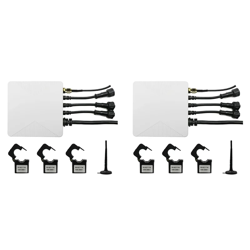 B44C 2X Tuya Smart Life 3 Phase Wifi Energy KWH Meter Power Clamp Current Transformer App Monitor And Record Power(500A)