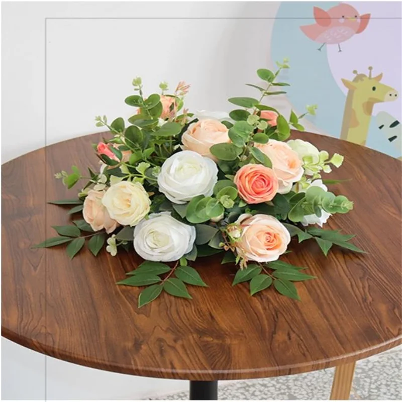 Artificial flower table flower  table flower Wedding Party Banquet Table  Decoration festival gift
