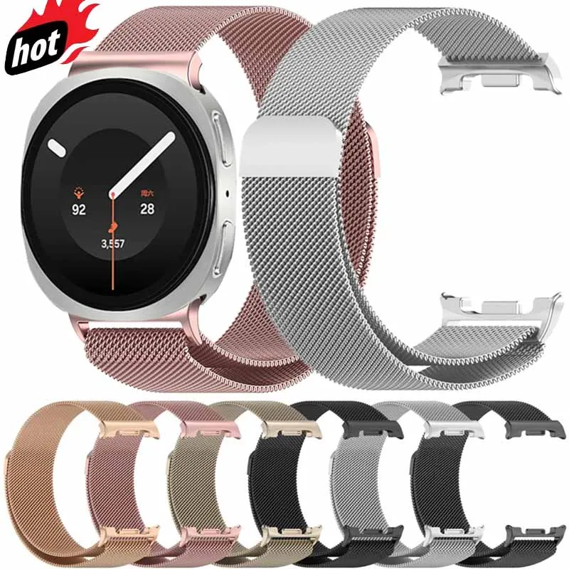 Metal Milanese Strap For Samsung Galaxy Watch 9/8 44-40mm Classic 46mm Magnetic Breathable Belt For Galaxy Watch Ultra 2-1 47mm