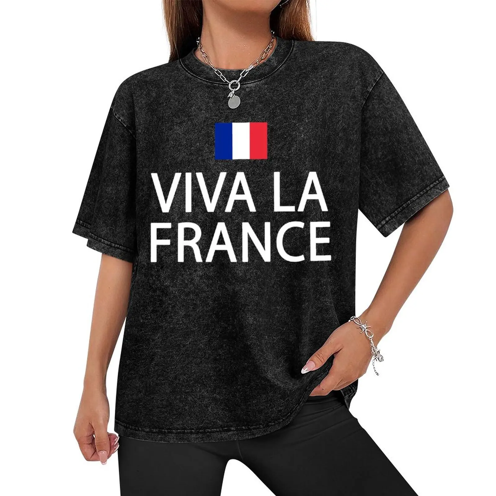 Funny French Flag - France Ancestry - Viva La France T-Shirt vintage t shirts graphic t shirts cute tops men t shirt