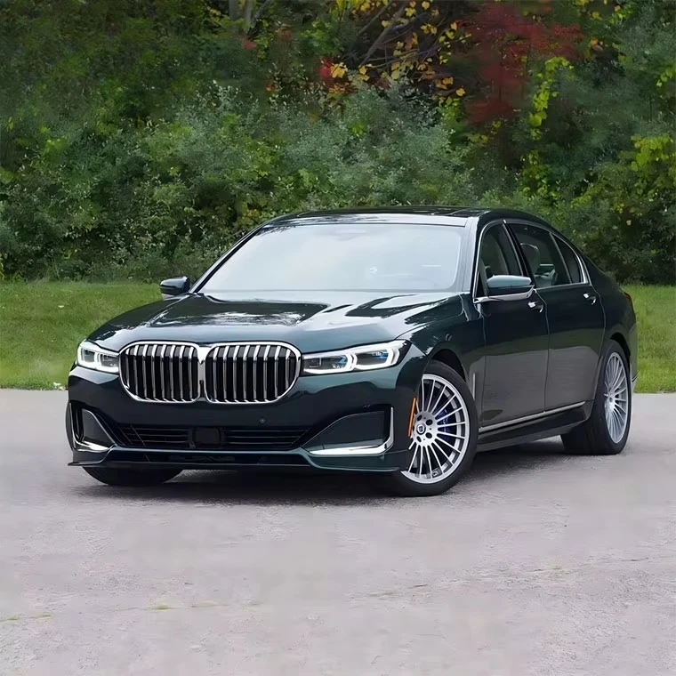 For 7 Series Upgraded Albina Small Surround Front Lip Rear Lip Side Skirt air Knife Real Carbon Fiber