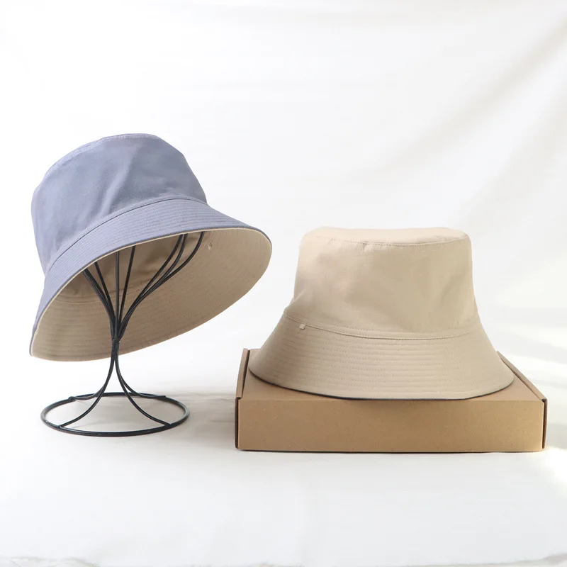 Small Head&big Head Bucket Hat Men WomenPlus Size Cotton Summer Travel Beach Sun Hat Panama Caps Oversize 54cm-65cm