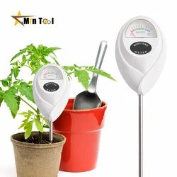 Misuratore di PH dell'umidità 3 in1 acidità dell'acqua del suolo umidità luce PH Test piante da giardino fiori strumento di prova del Tester umido