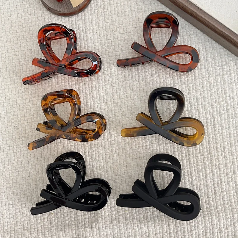 Vintage Haarspange mit geometrischer Schleife für hohe Pferdeschwänze – Haarklammer für Damen, Haarschmuck für den Hinterkopf – Detail 22