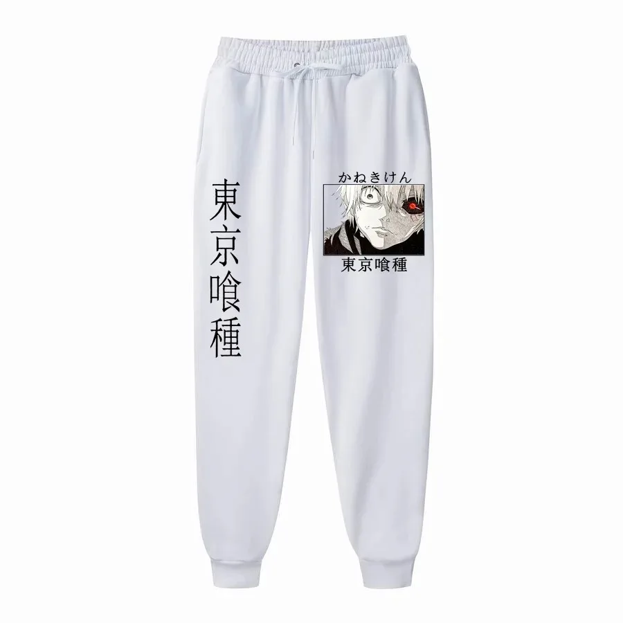 2024 Autumn and Winter Men's Jogging Pants New Tokyo Ghoul Anime Print Casual Pants Sweatpants Running Sports Clothing S-3XL