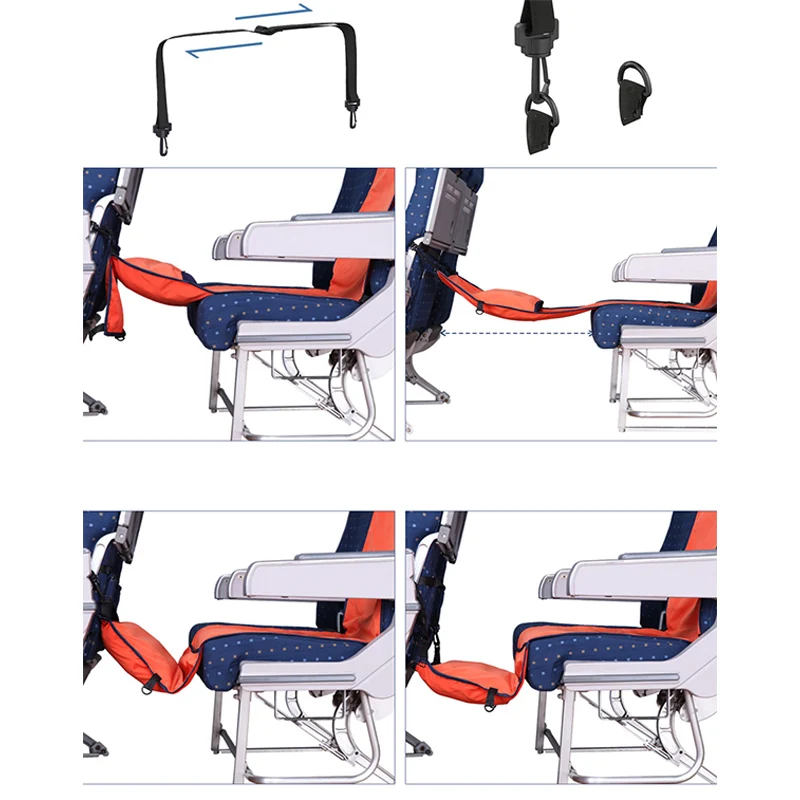 Adults Kids Travel Car Airplane Bed Portable Baby High-speed Rail Train Seat Extender Hammock Cars Extender Leg Rest Children