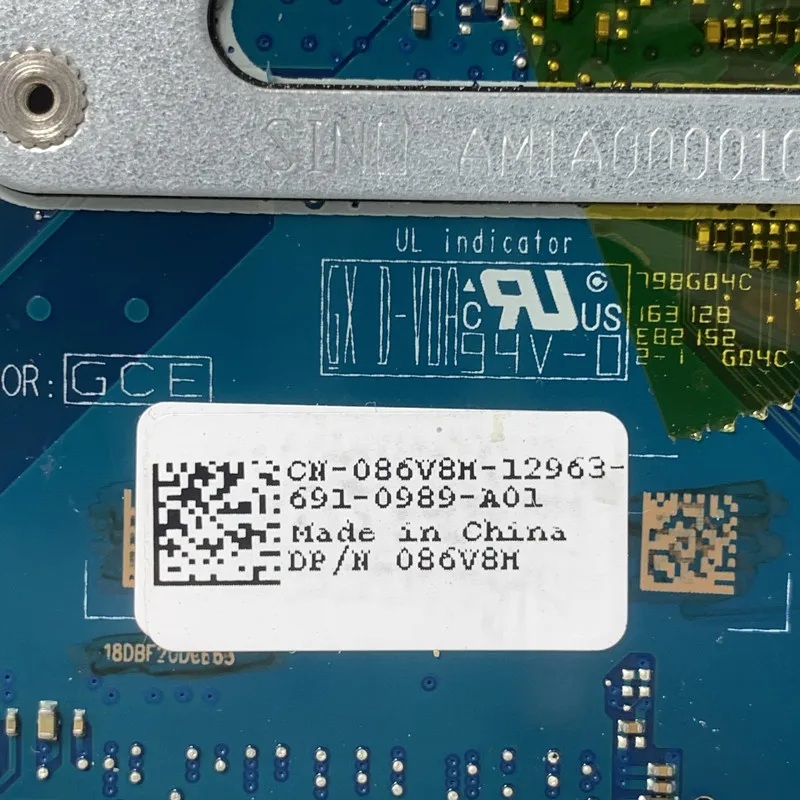 

Материнская плата для Dell 5559 CN-086V8H 086V8H 86V8H с процессором SR2EZ I7-6500U AAL15 LA-D071P, материнская плата для ноутбука, 100% протестировано, работает хорошо