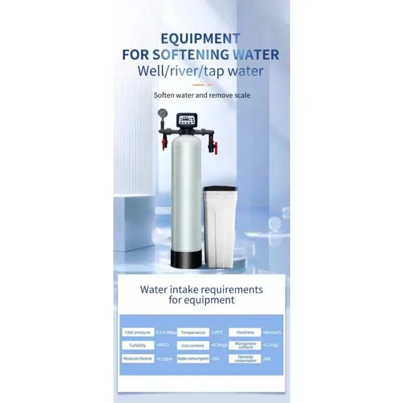 

Automatic FRP Tank Sand Filter Carbon Filter Water Softener System