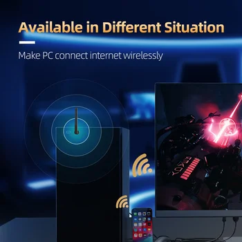 Bezdrátová síťová karta MT7601 USB WiFi bezdrátový vysílač Set Top Box IPTV bezdrátový přijímač Wifi anténa pro stolní notebooky 10 nejlepší prodej USB WiFi anténa - №9