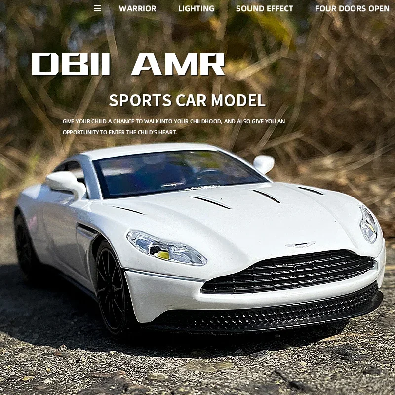 

1:32 Aston Martin DB11 AMR Sports Car Alloy Car Diecasts & Toy Vehicles Metal Toy Car Model High Simulation Collection Kids Toys