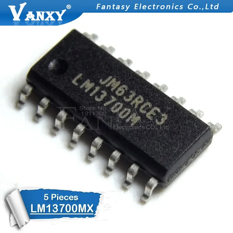 5PCS LM13700M SOP-16 LM13700MX SOP16 LM13700 SOP SMD