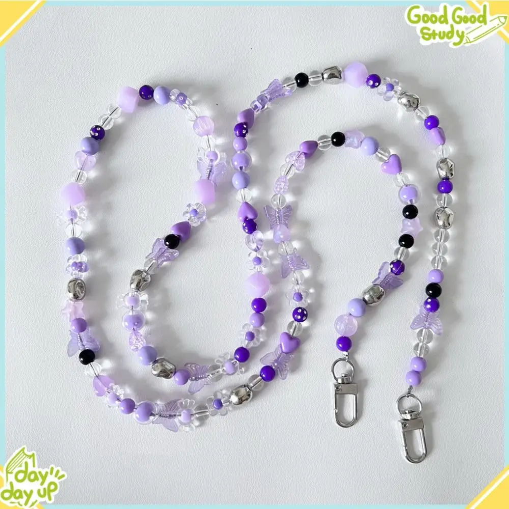 حساسة نجوم/زهرة/Bowknot مطرز حزام الهاتف شنقا الديكور مكافحة خسر المحفظة سلسلة العالمي حقيبة كروسبودي سلسلة