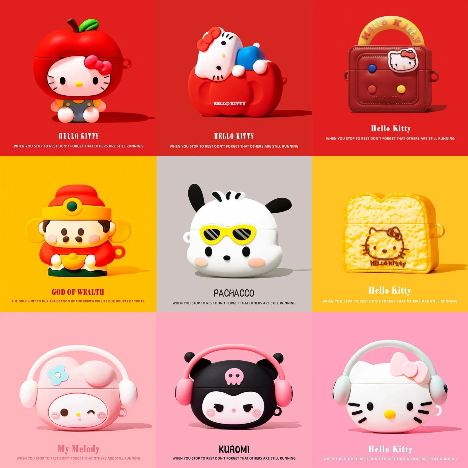 

3D Cartoon Silicone Case For Samsung Galaxy Buds 3 or Buds 3 Pro or Buds 3 FE Shockproof Charging Box Cover Earphone Accessories