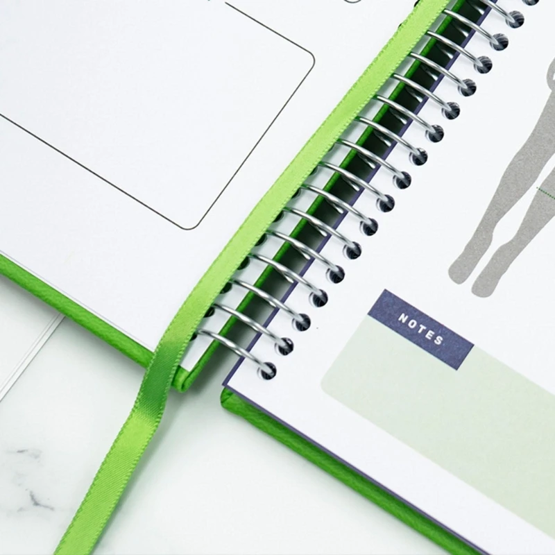 سجل التدريب اليومي للياقة البدنية في صالة الألعاب الرياضية، مجلة تمارين رفع الأثقال