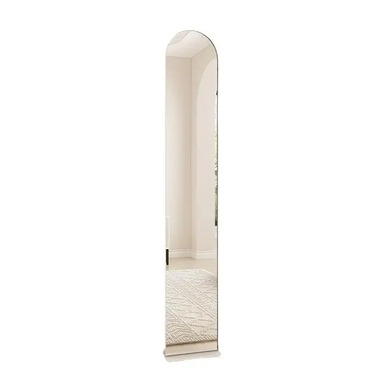 Unique Italian design, arched removable vanity mirror high definition shatterproof floor mirror bedroom entrance