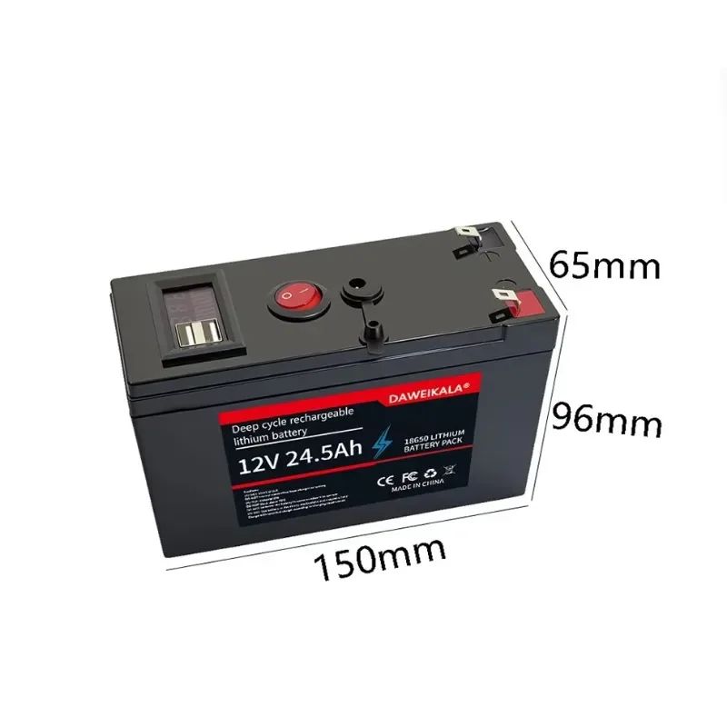 12V Li-ion 14Ah 21Ah 24Ah 18650 Lithium Rechargeable Battery Pack for Sprayer Kids Electric Toy Car Scale Access Control+Charger