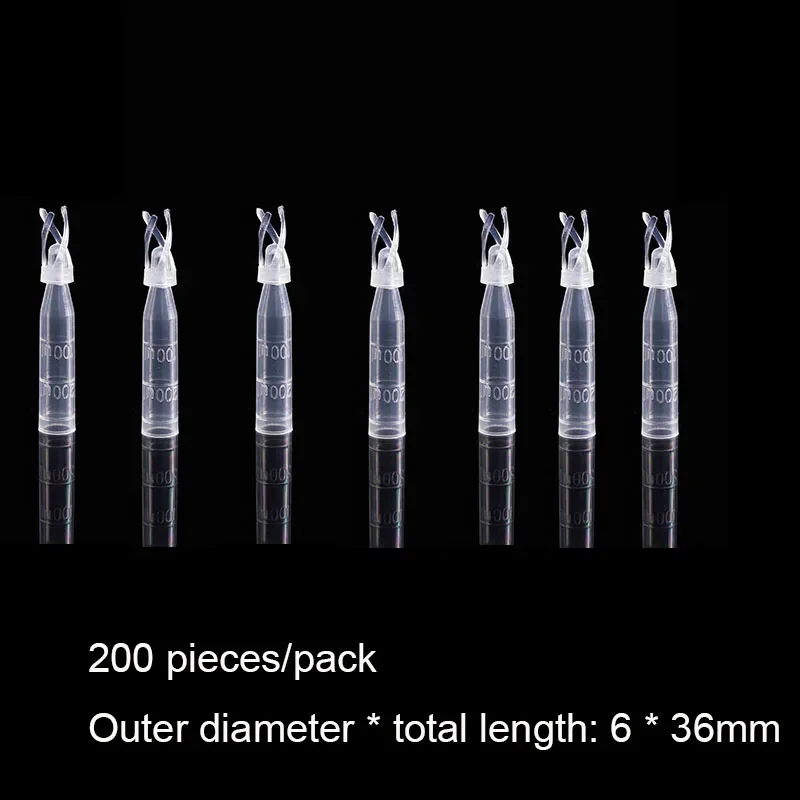 200pcs/lot Plastic liquid phase tube, injection bottle, insertion tube, chromatography bottle sleeve, inner liner tube
