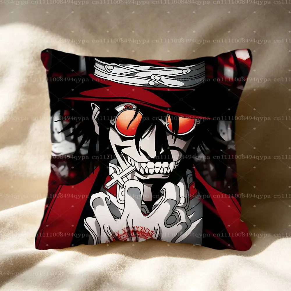 H-Hellsing Alucard Throw Pillow Cushion Cases Kawaii Decorative Living Room Decor Soft Decorative Pillows