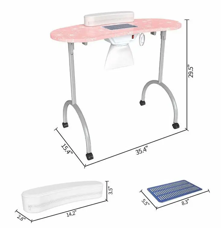 Nail Table Single New Nail Table Shopping Mall Nail Shop Simple Double Layer Imitation Cosmetic Table Light Luxury Single Double