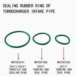 Sealing rubber ring of turbocharger intake pipe For VW Touran Lavida Audi Q3 A3 Q2L Skoda Octavia WHT003247 WHT001386 WHT003186