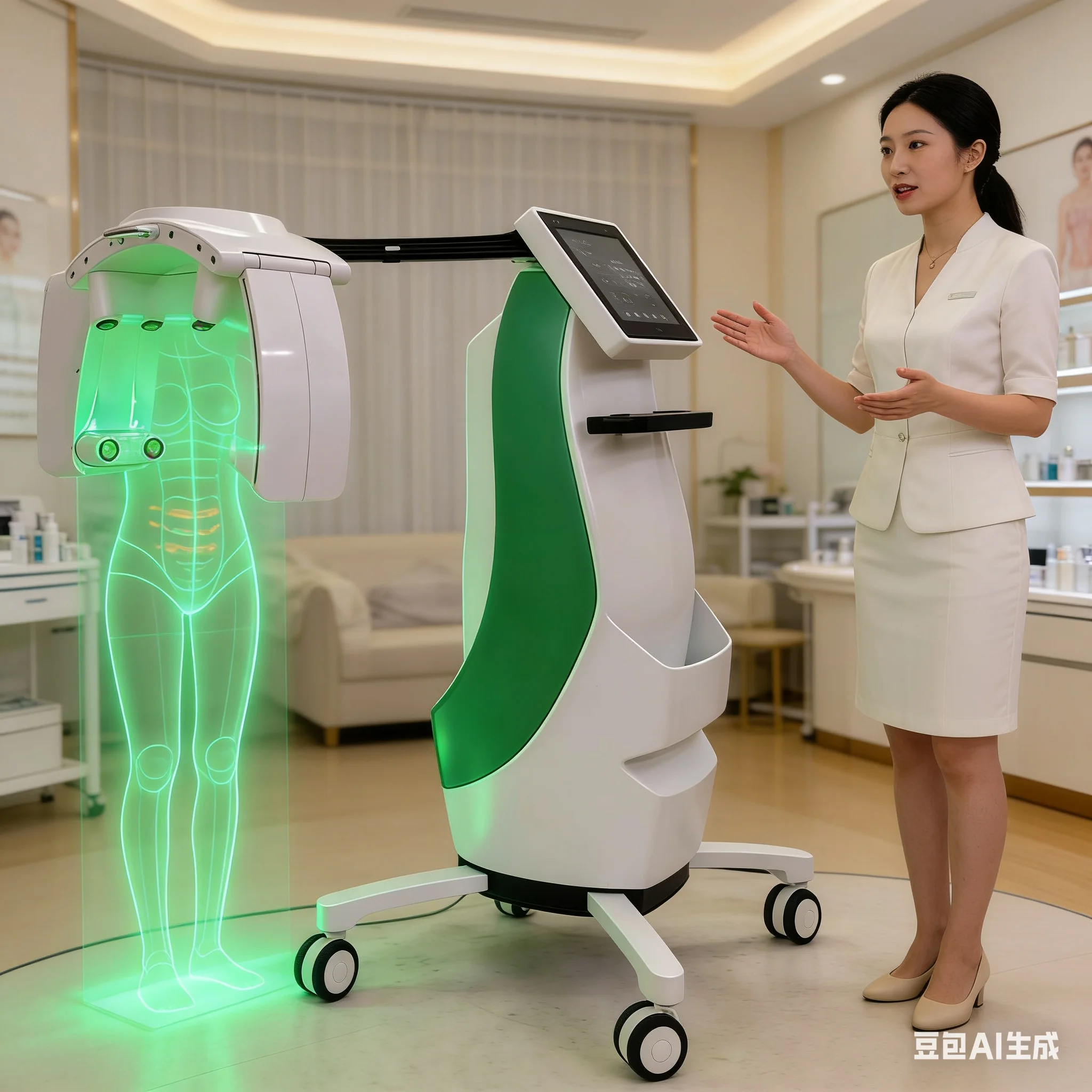 10D Maxlipo Master Therapy 532nm Green Light 635nm Red Light Fat Loss With Lifting Fat Burning Weight Loss Body Shaping Machine view 3