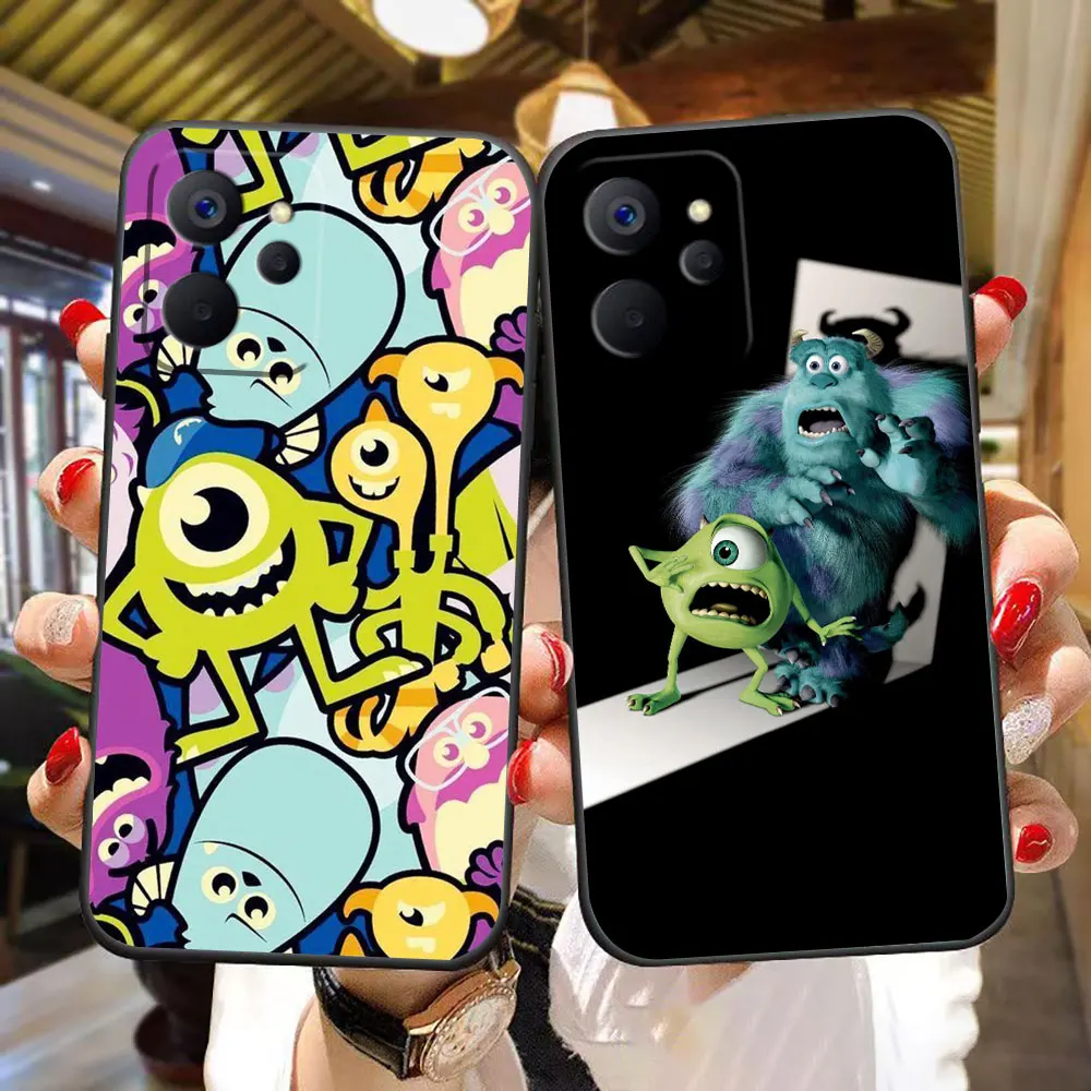 Anime M-Monsters INC Phone Case For OPPO Realme X50 XT X 11 10 9 9I 8 8I 7 6 Pro Plus 5G Case Funda Coque Shell Capa Cover