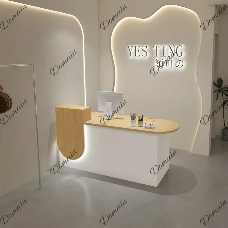 XX Creative Design Reception Desks Luxury Executive Welcome Display Modern Reception Desks Vintage Mostrador Lounge Suite Furnit