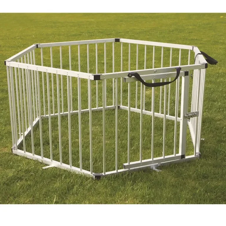 Foldable Aluminum Alloy Pet Fence -28246 Six Pieces