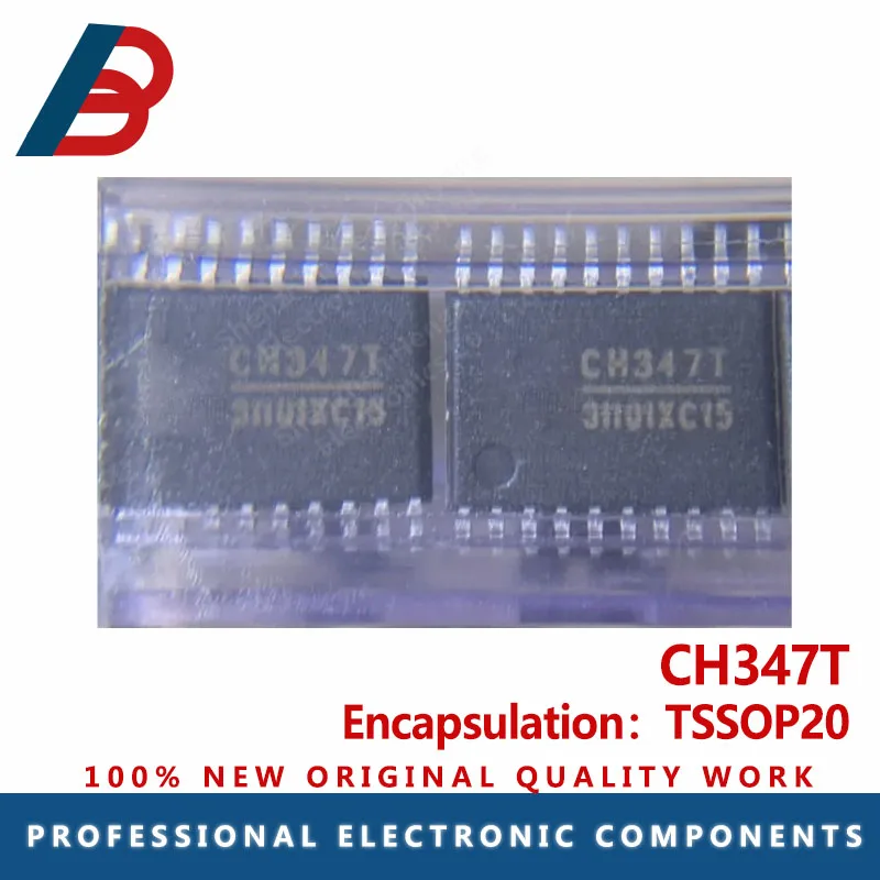 

10Pcs CH347 CH347T TSSOP20 Набор микросхем защиты от изоляции последовательного порта