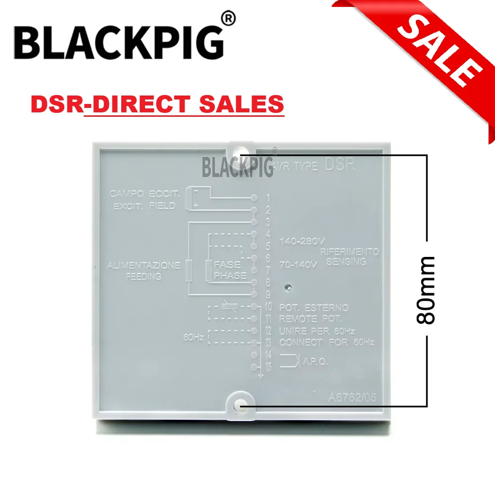 

Direct Sale DSR AVR Generator Automatic Voltage Regulator Stabilizer Circuit Board Accurately For Mecc Alte Genset Parts