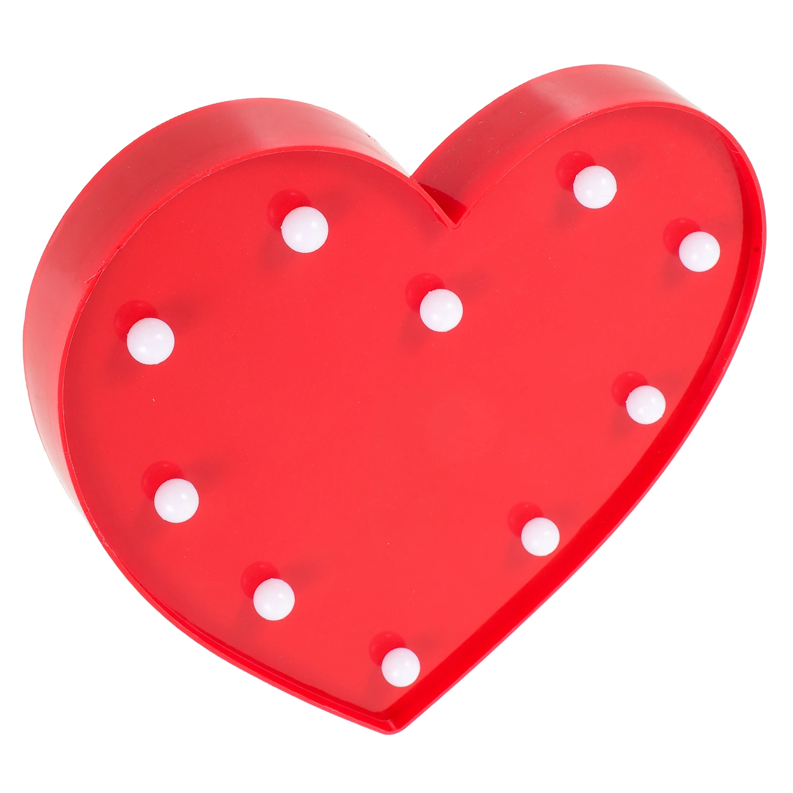 

2 pcs Heart LED Modeling Lamp Lamp Night Light Modeling Desk Lamps Bedroom Living Room Balcony Office Children Gifts
