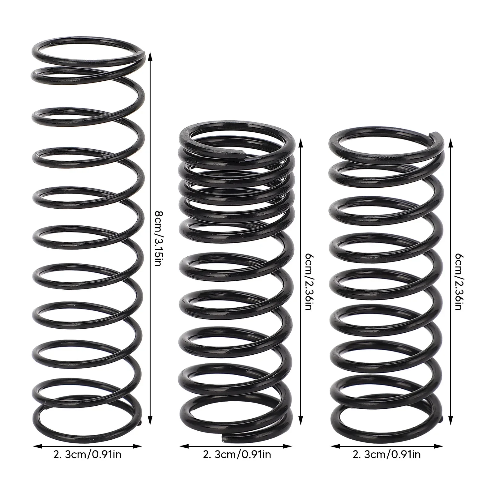 3Pcs Upgrade Pedal Spring Kit Metal Black High Strength For LOGITECH G25 G27 G29 G920 Racing Wheel