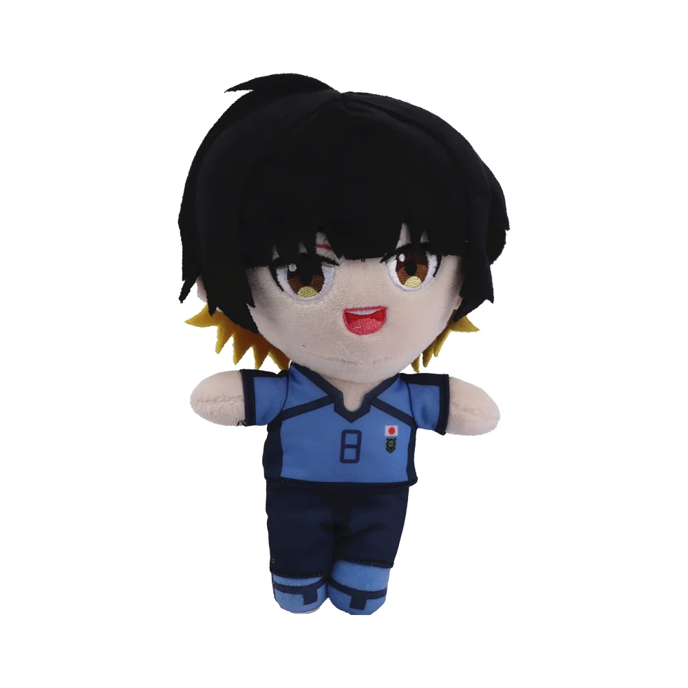 Game Blue Lock Isagi Yoichi Plush Doll Seishiro Nagi Reo Cute Soft Stuffed Pillow Cosplay Anime Cartoon Kids Xmas Birthday Gifts