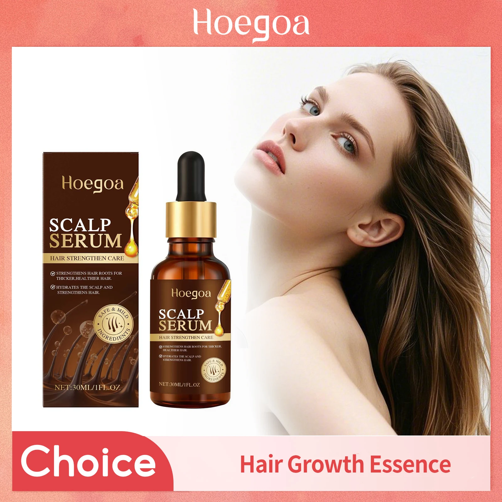 Haargroei Serum Haargroei Dikker Voorkomen Haaruitval Anti Kroeshaar Breuk Reparatie Beschadigd Voedende Haren Hoofdhuidverzorging Olie