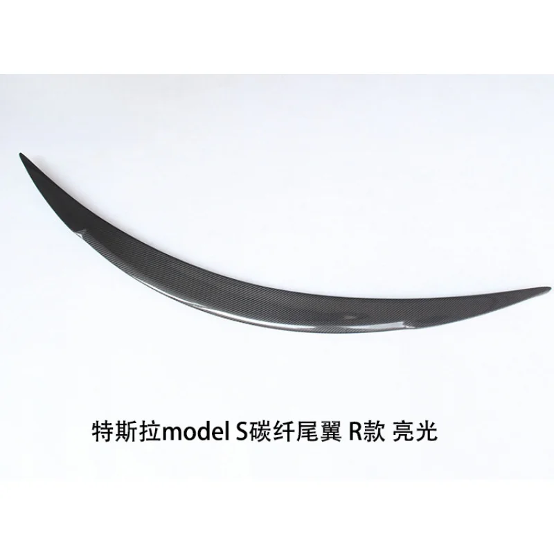 

Suitable Cross-Border Exclusive for Tesla Model S Modified Fiber Rear Spoiler Carbon Fiberspoiler