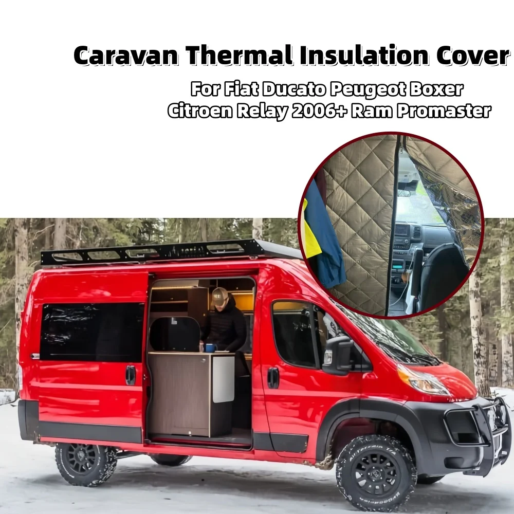 Caravan Thermal Insulation Cover Winter Interior Insulation Part For Fiat Ducato Peugeot Boxer Citroen Relay 2006+ Ram Promaster