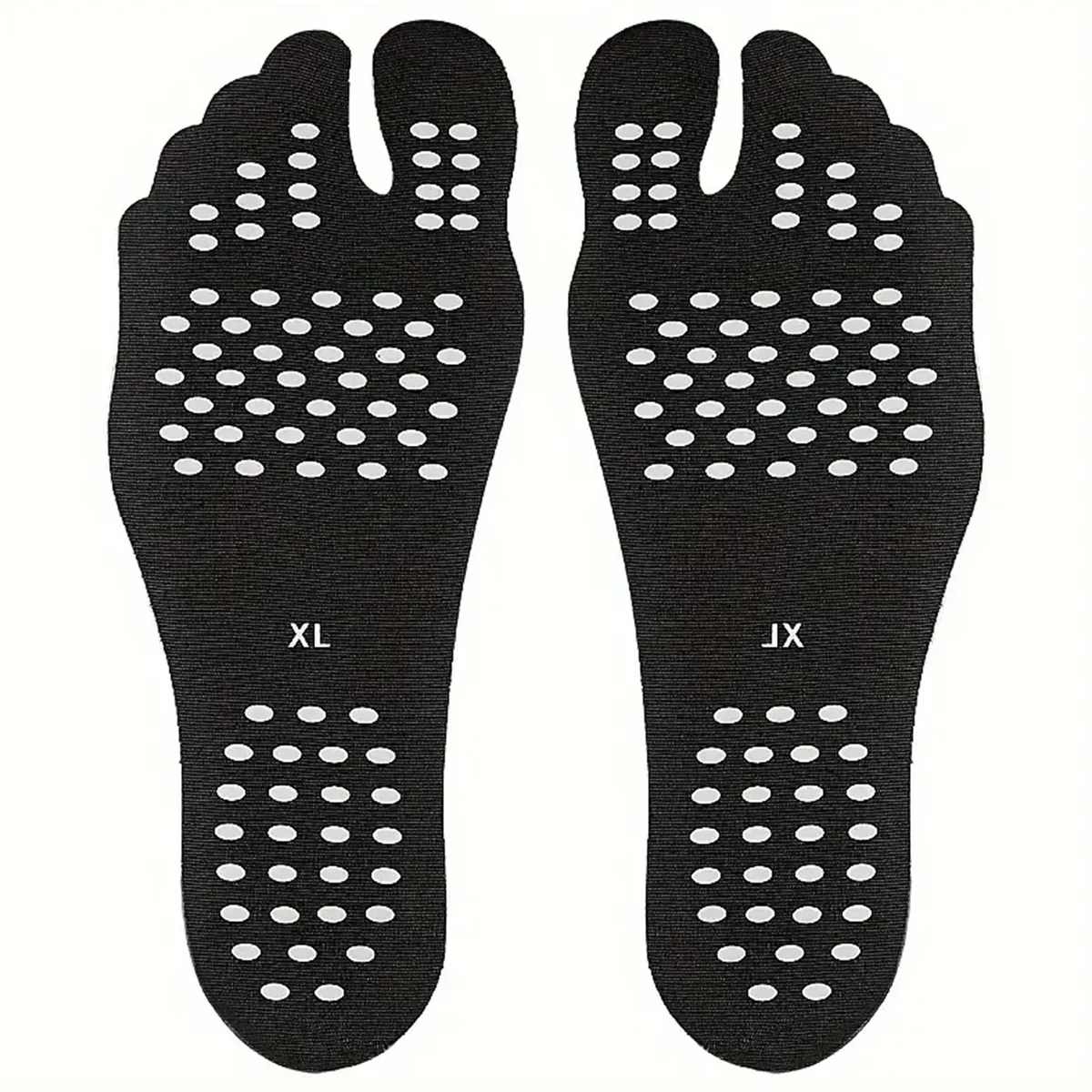 1 Pair Beach Foot Sole Insoles Disposable Removable Self-adhesive Portable Foot Pads Invisible Sole Insulation Foot Pads