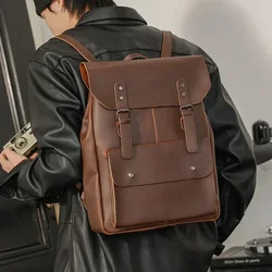 Zaino di Design retrò da uomo borsa da scuola di moda Vintage zaini da viaggio ad alta capacità borsa per Laptop coppia zaino Daypack Mochila