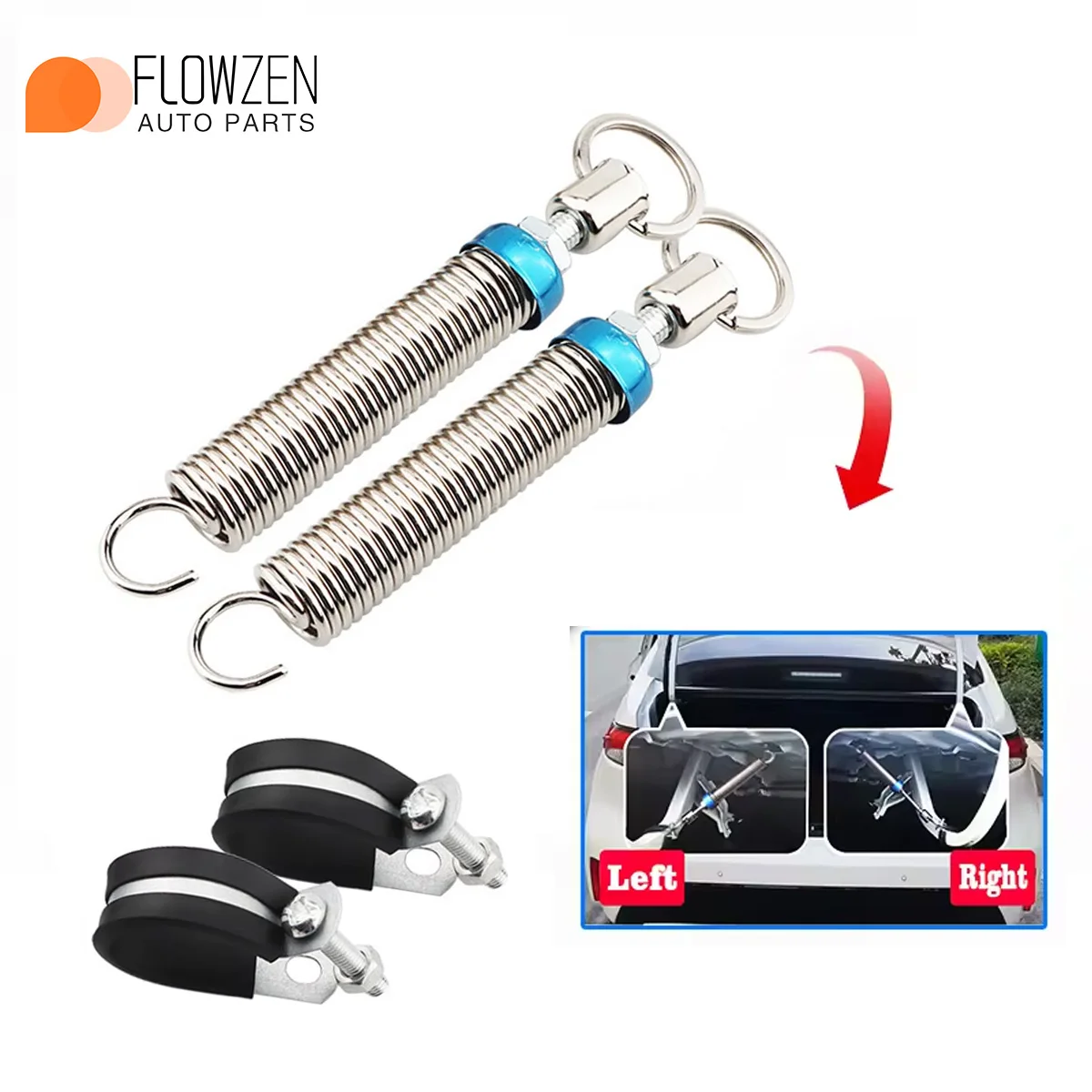 Kofferbakdeksel Lente Metalen veer Hefapparaat Kofferbakveer voor auto's Kofferbakveer Gereedschap Lifter Automatisch open gereedschap