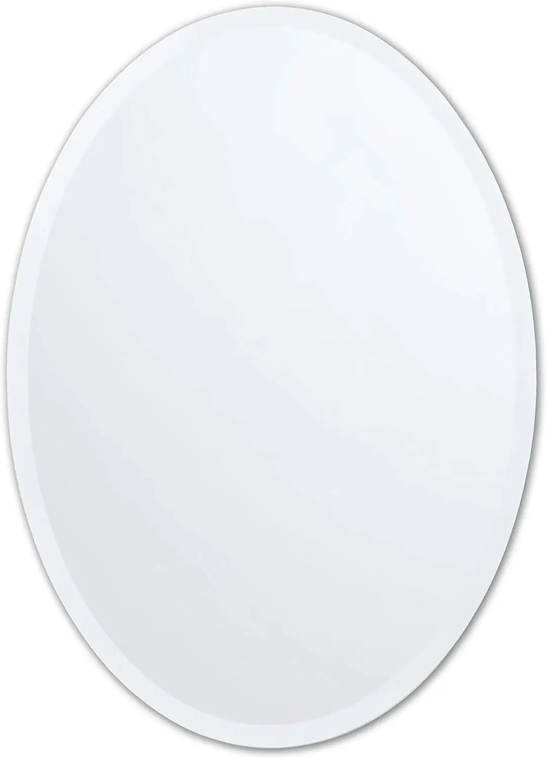 Frameless Oval Mirror 24