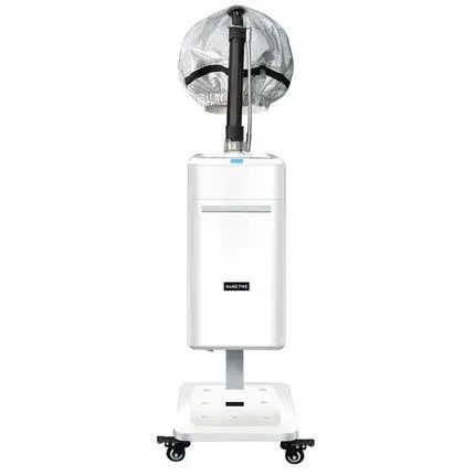 Máquina de vapor para salón de belleza, microvaporizador iónico con gorro profesional, tratamiento para el cuidado de SPA Hari, fabricante superior