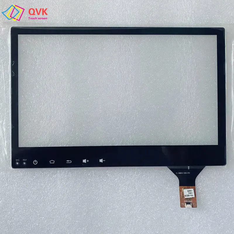 QVK 9 inch 215*140mm radio multimedia player capacitive touch screen digitizer sensor GT928 6/12Pin 240*152mm