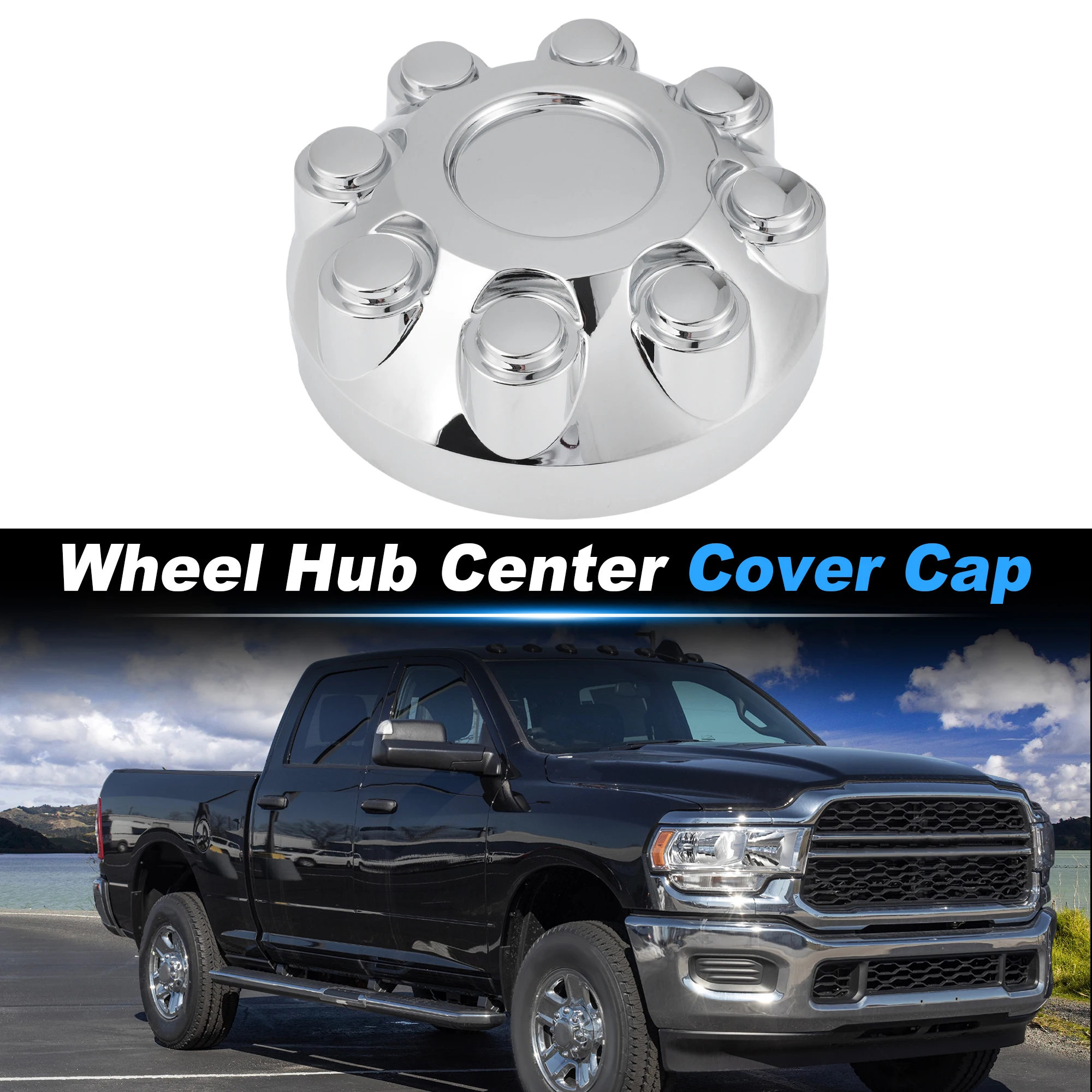 

UXCELL Chrome Silver Tone Wheel Hub Center Cap Cover for Dodge for Ram 1500 4.7L 5.7L 2006-2008 No.52121450AA