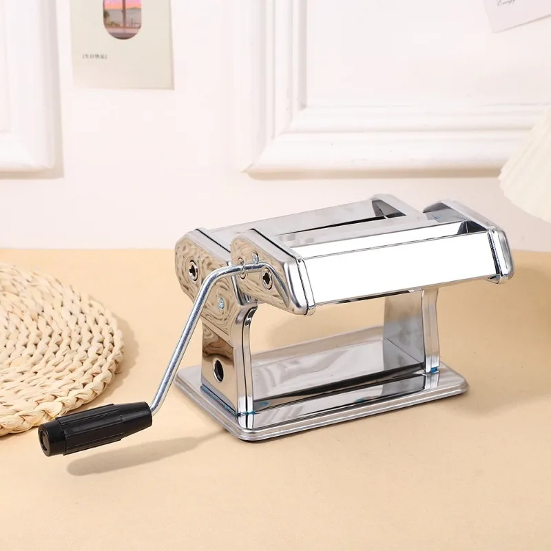 Hand-cranked noodle machine Household two-knife noodle press Small manual noodle press