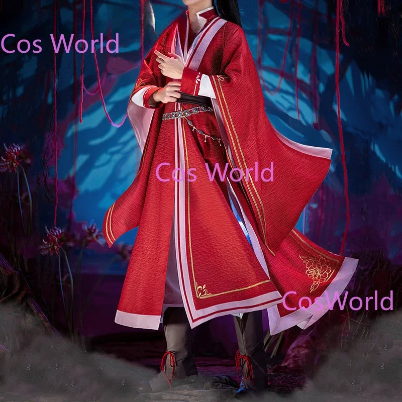 Hua Cheng San Lang Ver Cosplay Anime Tian Guan Ci Fu Cosplay Red Costume DokiDoki-SR Heaven Official's Bless Christmas