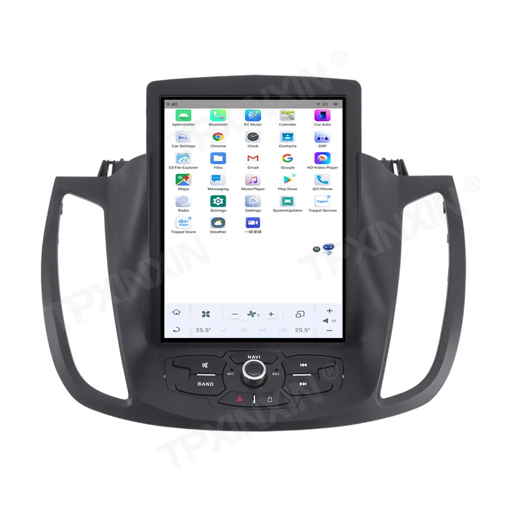 

10,4-дюймовый для Ford Kuga 2013-2017 Android13 8 ГБ + 256 ГБ автомобильный мультимедийный аудио-радиоплеер GPS-навигация головное устройство стерео авто