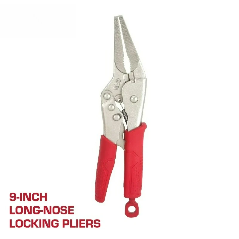 9-inch Long-Nose Locking Pliers with Triggerless Release